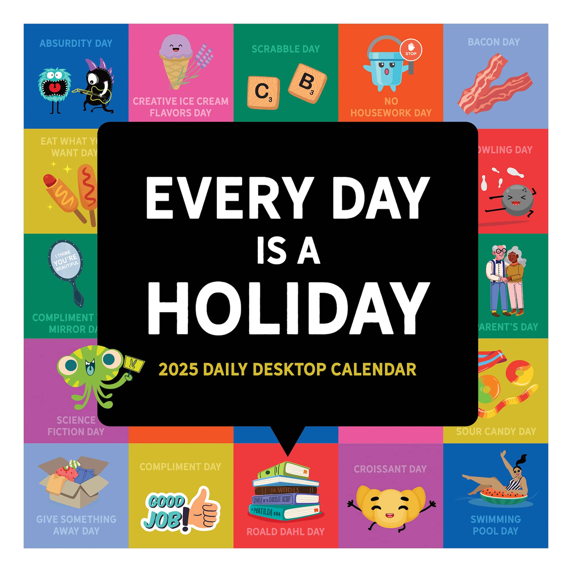 TF Publishing 2025 Every Day's A Holiday Daily Desktop Calendar